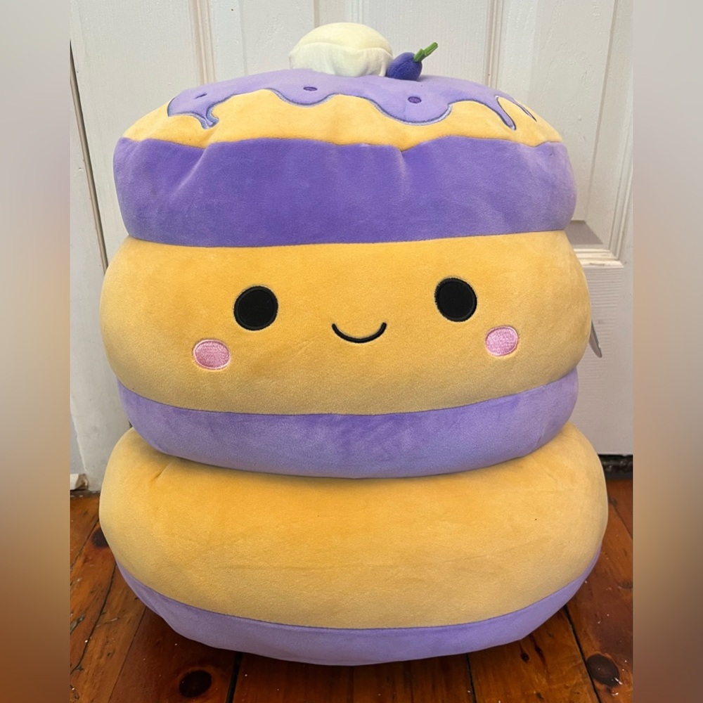 Squishmallows 16” Paden The Blueberry Pancake Food Large Plush Toy  NWT’s
